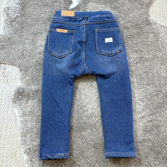 NWT Zara Kids Denim Jeggings - Picture 6 of 11